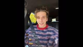 Tucker Rolemodel Emma chamberlains boyfriend makes a BIG MISTAKE on IG live 2321 [upl. by Aylad]