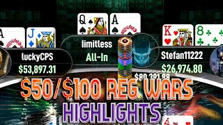 Top Pots Ep19 REG WARS High Stakes Poker Cash Game Highlights [upl. by Beniamino23]