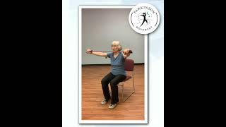 Band Stretch Reach and Pull  Parkinson Movement [upl. by Aneema167]