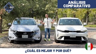 KIA K3 2024 VS Nissan Versa 2024  ¿Cuál es mejor y por qué  Daniel Chavarría [upl. by Misaq]