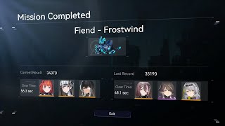 Fiend Frostwind Difficulty V 563s Clear Winter Solstice [upl. by Namus548]