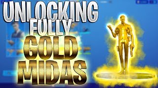 UNLOCKING FULLY GOLD MIDAS What Level Do You Get The FULLY Gold Midas Style [upl. by Antonia673]