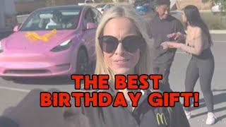 McDonalds employee gets surprise on her birthday😱🥳🥳 [upl. by Erodisi]