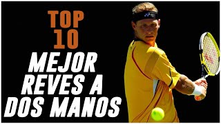 Mejor Reves a dos manos de la Historia del Tenis  Top 10  Best Two Handed Backhand in History [upl. by Bohman]