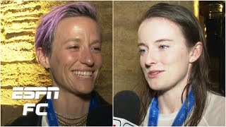 Megan Rapinoe Rose Lavelle share emotions of World Cup Final victory  2019 Women’s World Cup [upl. by Wesla]