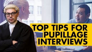 Top tips for your pupillage INTERVIEW [upl. by Ille]