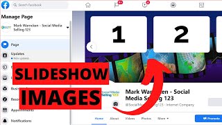 How To Create a Facebook Cover Slideshow In 2021 [upl. by Nrehtak]