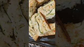 Whats Cooking with Belle Cheesy Savory Parmesan Zucchini bread drizzled with Olive Oil😋 [upl. by Yonit208]