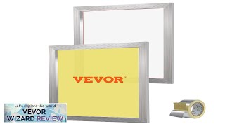 VEVOR Screen Printing Kit 2 Pieces Aluminum Silk Screen Printing Frames 20x24inch Review [upl. by Einnol]