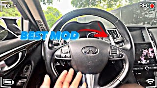 INSTALLING PADDLE SHIFTERS ON MY Q50 🏎️ Easy Install must see [upl. by Radborne]