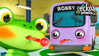 Geckos Sick Song  Geckos Garage  Trucks For Children  Cartoons For Kids [upl. by Alwitt392]