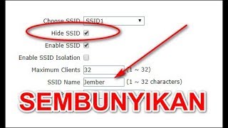 Cara Menyembunyikan SSID WiFi Indihome di Rumah [upl. by Alaine574]