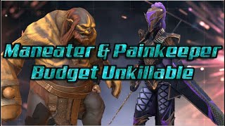 Maneater amp Painkeeper Budget Unkillable  Raid Shadow Legends [upl. by Tnelc554]