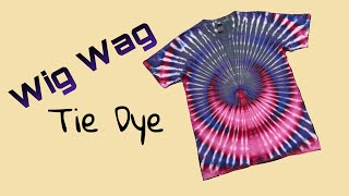 Tie Dye Pattern  Wig Wag Tie Dye [upl. by Aehsal]