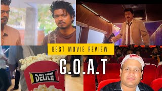 GOAT movie 🍿 review amp watch delite cinema cinematic thalapathyvijay msdhoni video travel [upl. by Atims979]