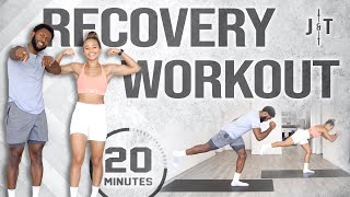 20 Minute Active Recovery Workout Strength amp Stretching [upl. by Coates]