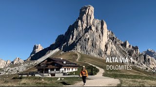 Hiking Hut to Hut  Italian Dolomites  Alta Via 1 [upl. by Carmel583]