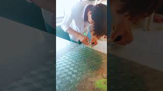 Glass cutting 😍 shorts glass minecraft viralvideo art trending [upl. by Nolla]