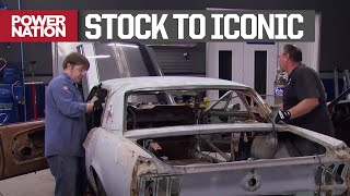 Converting A Stock 67 Mustang Coupe Into An Iconic Fastback  Detroit Muscle S1 E12 [upl. by Aihcila964]