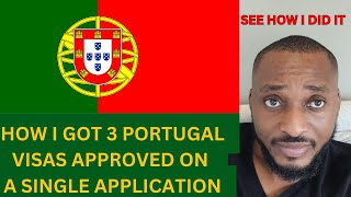 How I Got 3 PORTUGAL SCHENGEN Visas in ONE SINGLE APPLICATION [upl. by Yetty121]