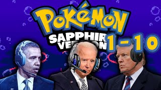 Presidents Pokemon Sapphire Randomizer Nuzlocke  1  10 [upl. by Noevart521]