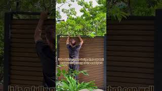 How to Make Your Fence Look More Charming mexytech yard fence outdoors garden durable wpc [upl. by Ethelin]