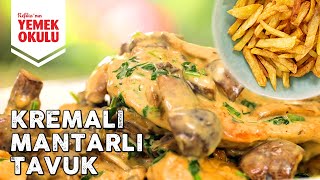 Restoranlardaki Gibi Kremalı Tavuk  Pratik Çıtır Patates Kızartması Tarifi [upl. by Dena]