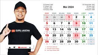 Kalender Mei 2024 [upl. by Stout639]