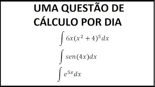 INTEGRAIS  Integração por substituição [upl. by Drusi807]