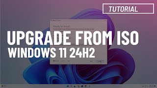 Windows 11 24H2 Upgrade using official ISO file preview [upl. by Ontina]