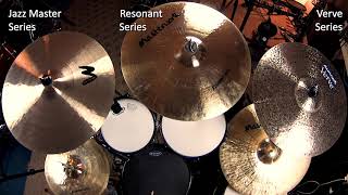 Crash Cymbal Comparison Video MASTERWORK CYMBALS [upl. by Abdu]