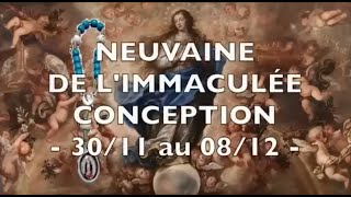 NEUVAINE DE LIMMACULÉE CONCEPTION  FÊTE LE 8 DÉCEMBRE conception marie immaculée vierge mary [upl. by Loren348]