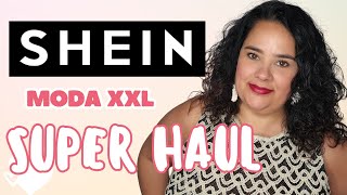 🌞Haul SHEIN ¡Me lo pruebo TODO ConjuntadaSINTacones ♥♥ MODA XXL ad [upl. by Delphina141]