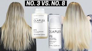 Olaplex No 8 vs Olaplex No 3 Are They Really That Different amp How to Use Them Together [upl. by Adnirol]