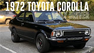 1972 Toyota Corolla Creating a Daily Driver [upl. by Nannoc]