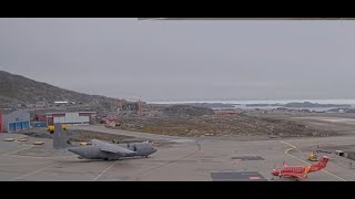 Nuuk Airport Aug 26 2022 RDAF C130 Departure [upl. by Sheryl]