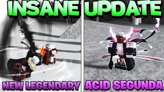 NEW ARRANCAR LEGENDARY WEAPONS  ACID SEGUNDA IN TYPE SOUL  Roblox Type Soul [upl. by Bluhm]