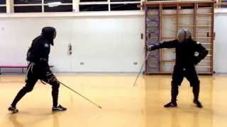 Rapier vs Backsword Sparring Tom vs Nick [upl. by Eelnyl427]