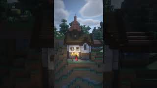 Cliffside Taiga house  Minecraft  minecraftbuilding minecraftaesthetic minecrafttimelapse [upl. by Brill]