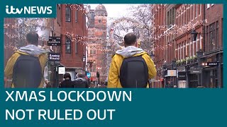 Sajid Javid refuses to rule out Christmas lockdown in UK as Omicron Covid cases surge  ITV News [upl. by Ilene]