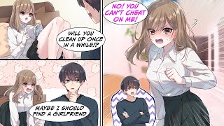 Manga Dub My childhood friend is lazy so I deny her being my future wife then she gets jealous [upl. by Yelsnit40]