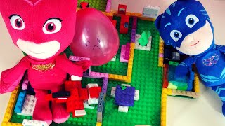 IL NUOVO QUARTIER GENERALE dei PJ MASKS SUPER PIGIAMINI inventato con le costruzioni LEGO [upl. by Meldon73]