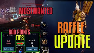 BintoyPlays MostWanted Bad Points TIPS amp Raffle Wings Update Mir4 [upl. by Jake]