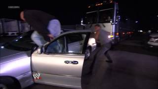 Alberto Del Rio unleashes a major assault on Big Show in parking lot SmackDown Feb 1 2013 [upl. by Naoma]