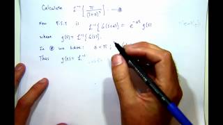 Inverse Laplace transform first shifting theorem [upl. by Ebberta]