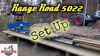 Sawing Your Way To Success The Range Road 5022 Sawmill Sawmill Set Up Part 2 [upl. by Odlanar]