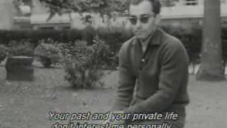 JeanLuc Godard interview 1960 [upl. by Anatnas383]