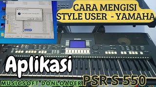 Cara Memasukan Style Non Sampling ke dalam User Keyboard menggunakan aplikasi Musicsoft Downloader [upl. by Crofton117]