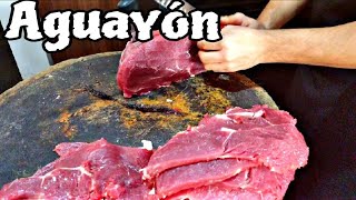 ¿Cómo cortar Bistec de un Aguayon de Res  Chef Vlogs [upl. by Rachel]