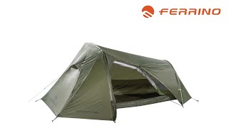 FERRINO LIGHTENT 2 PRO Tent Assembly Instructions [upl. by Ynnattirb]